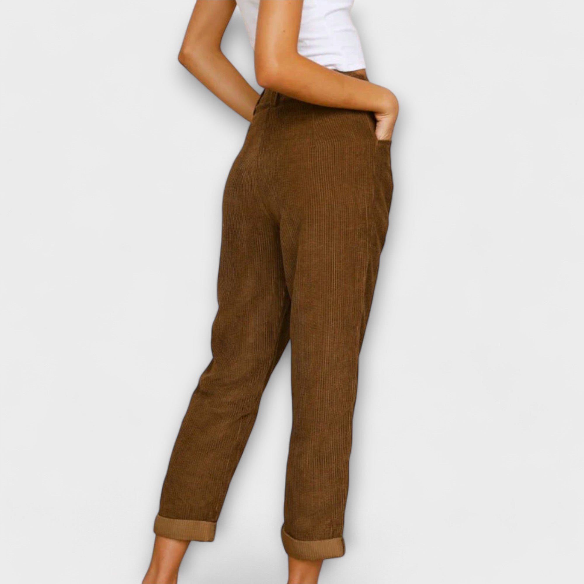 Amara™ | Loose Corduroy Trousers