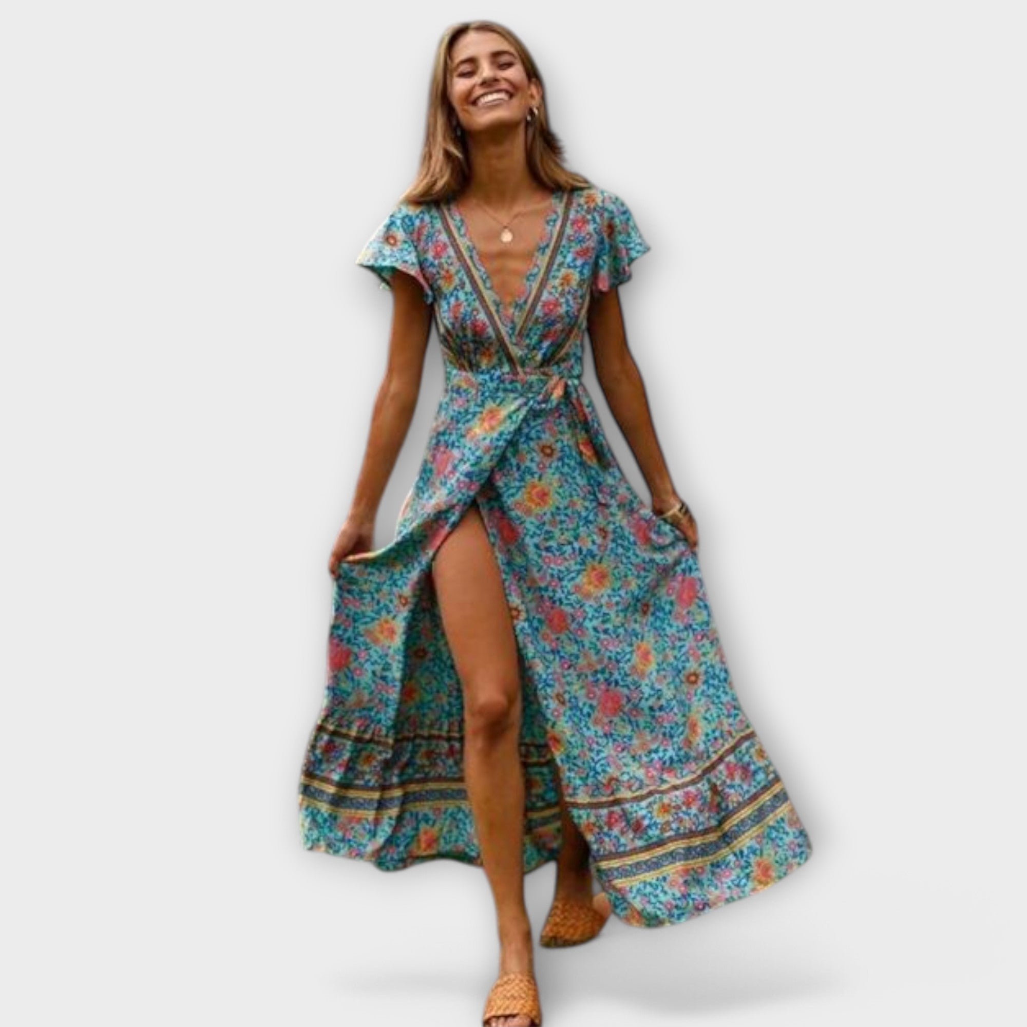 Amara™ | Shylin Boho Maxi Dress