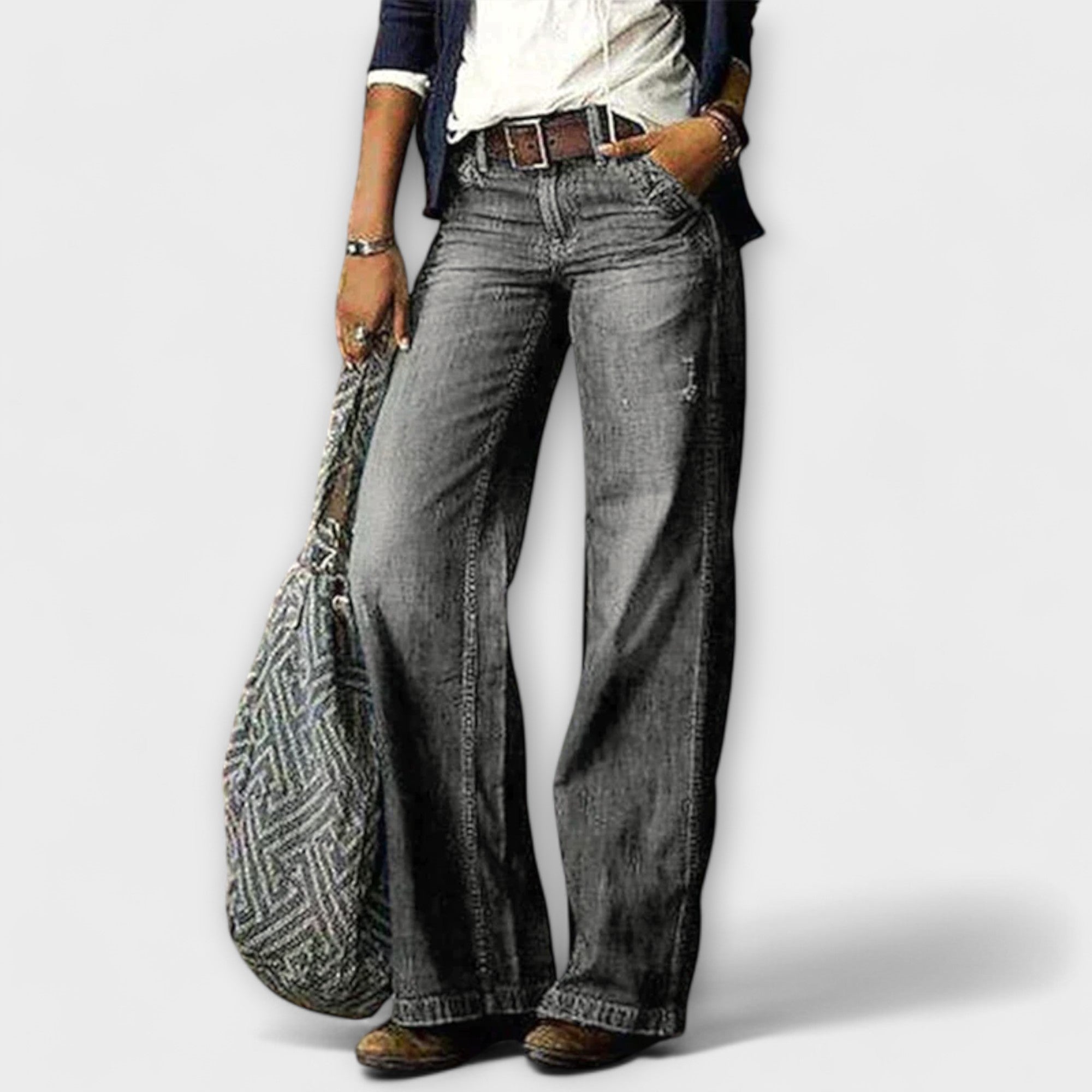 Amara™ | Denim Trousers