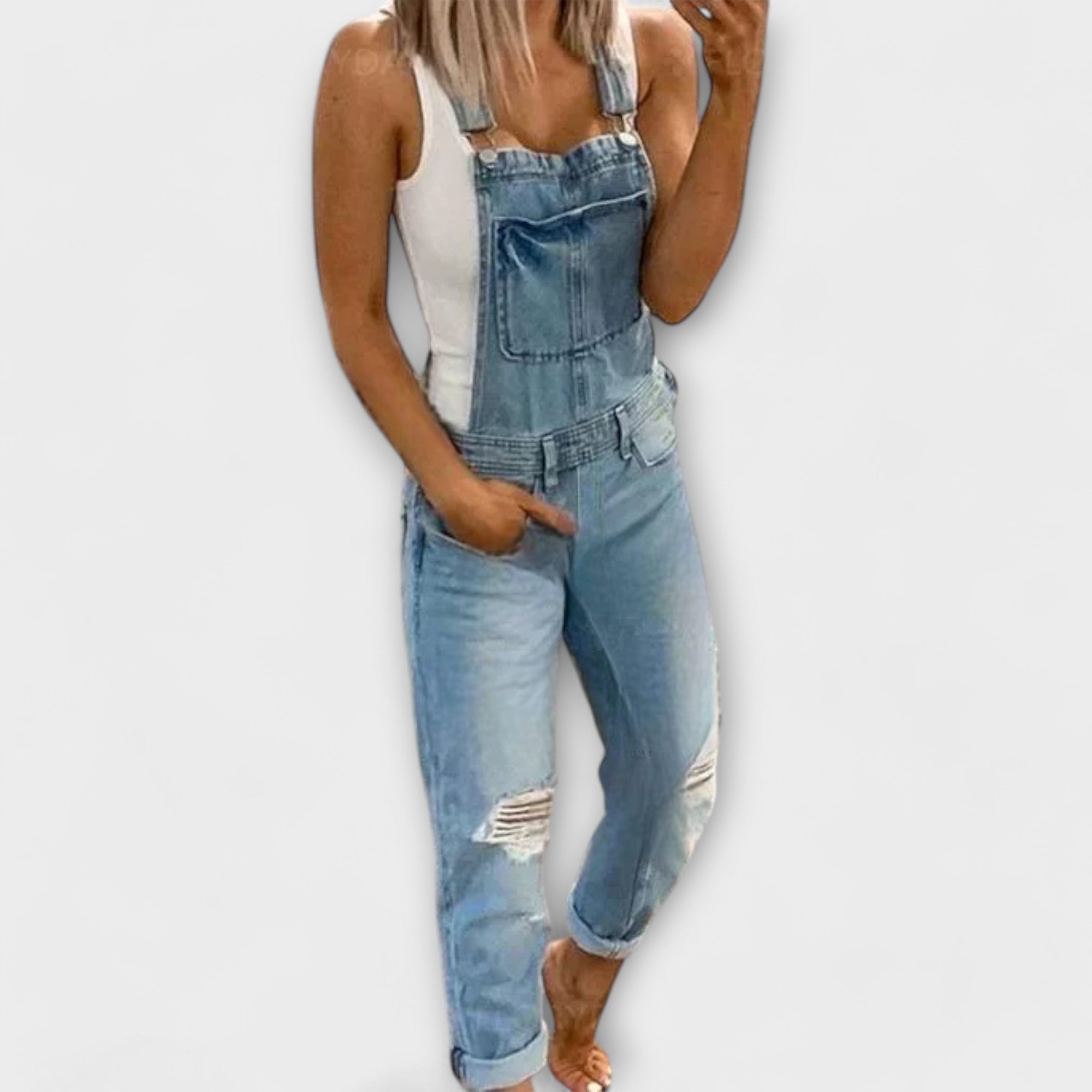 Amara™ | Modern Dungaree Trousers