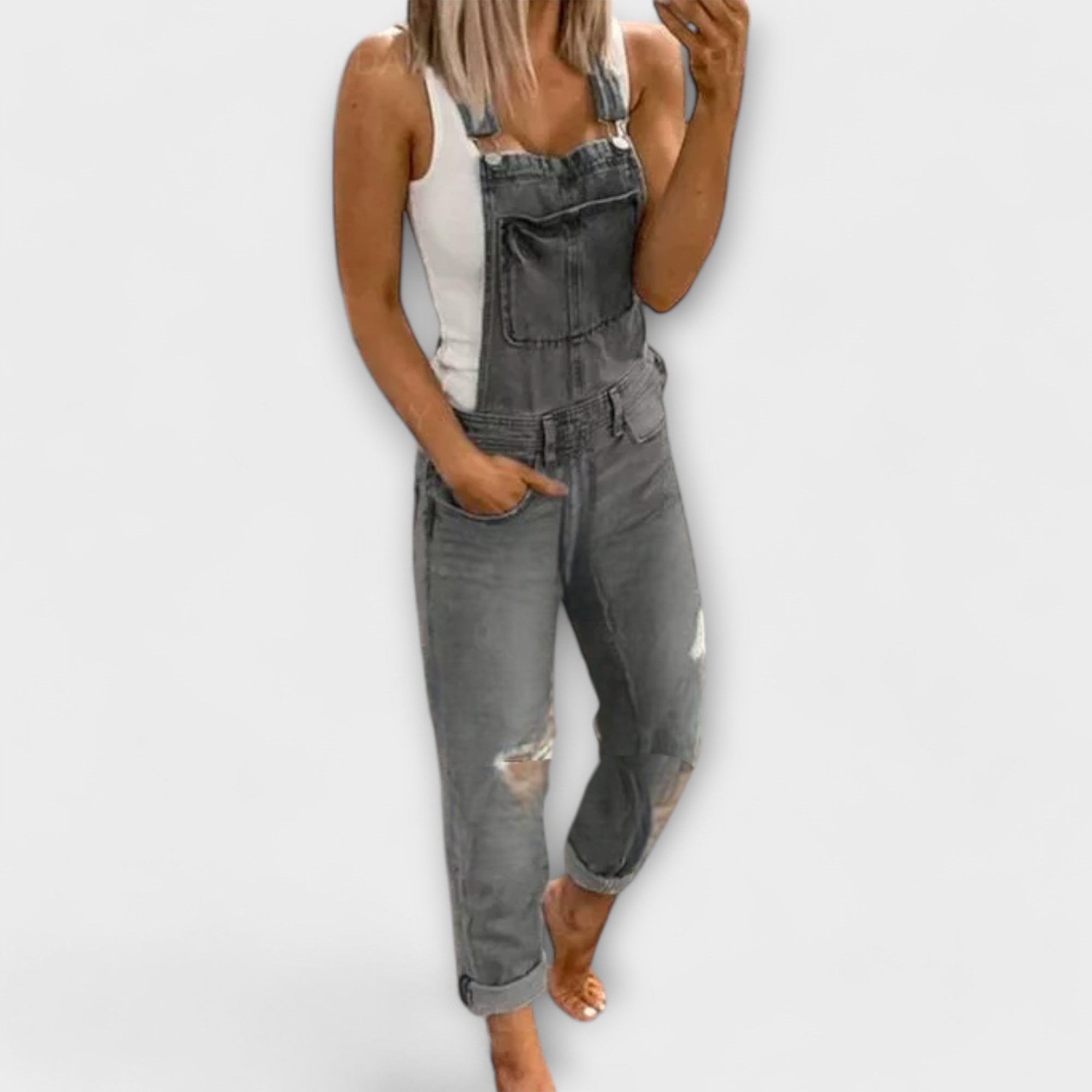 Amara™ | Modern Dungaree Trousers