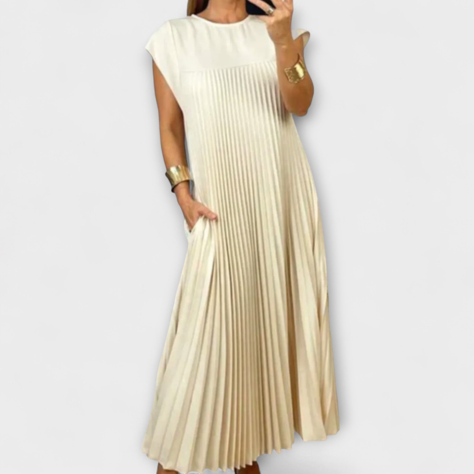 Amara™ | Elegant Pleated Dress