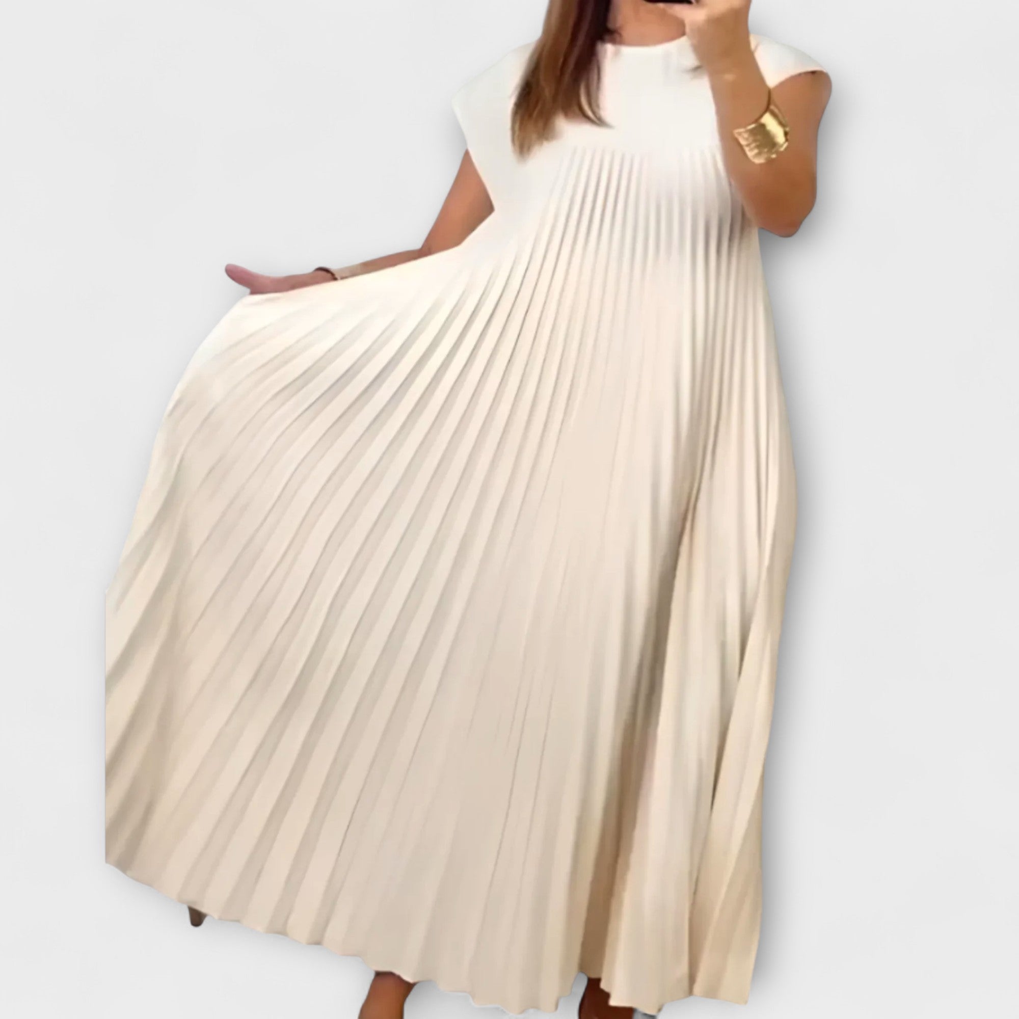 Amara™ | Elegant Pleated Dress
