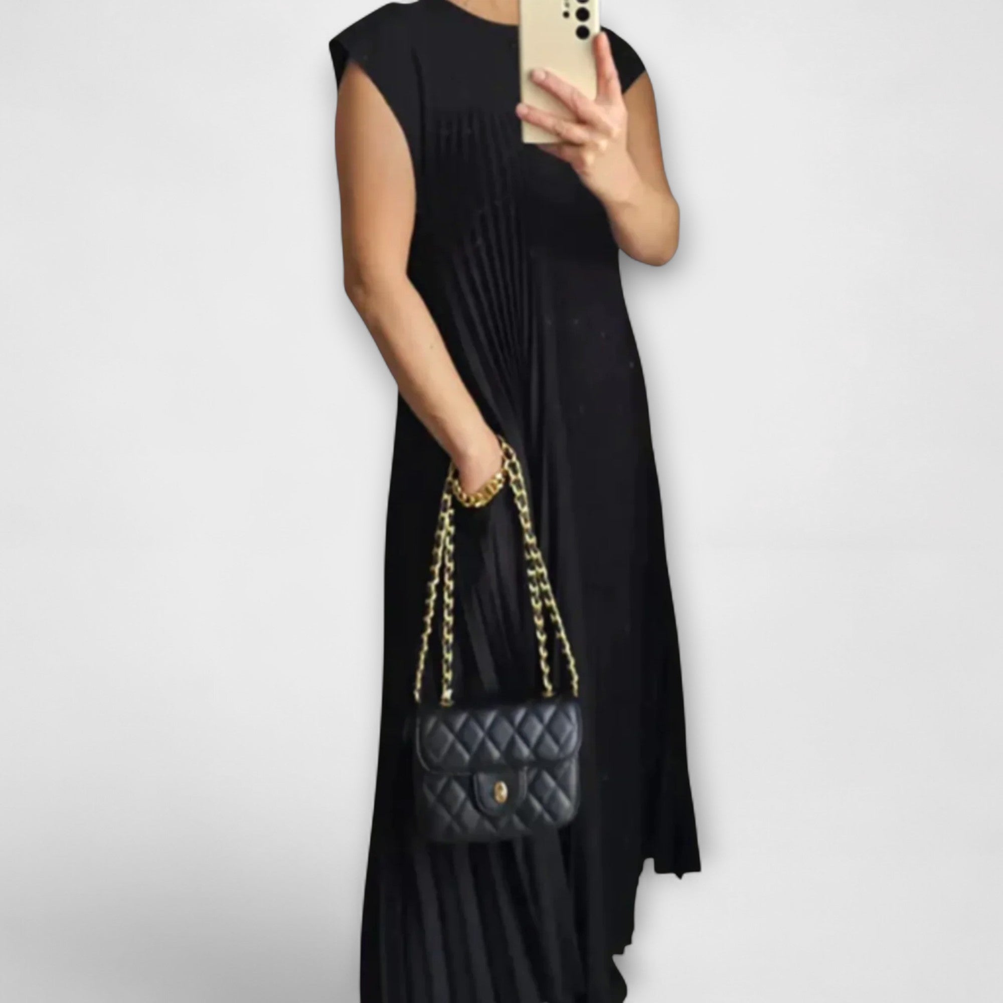 Amara™ | Elegant Pleated Dress