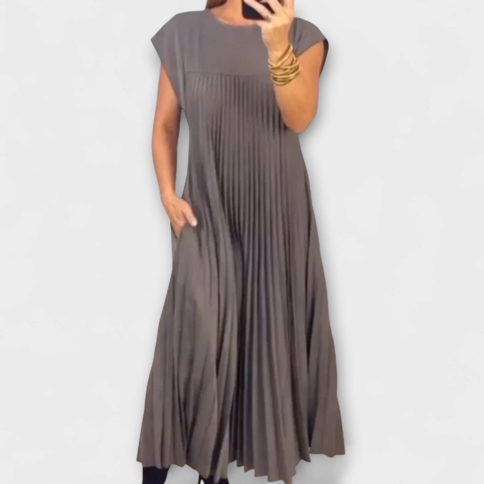 Amara™ | Elegant Pleated Dress