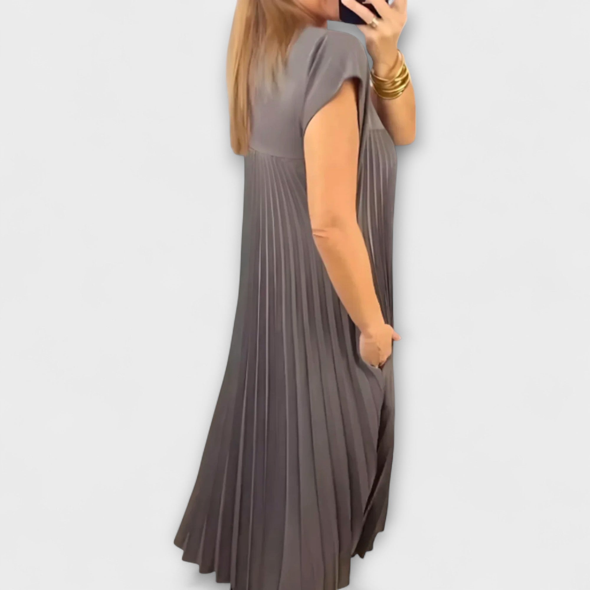 Amara™ | Elegant Pleated Dress