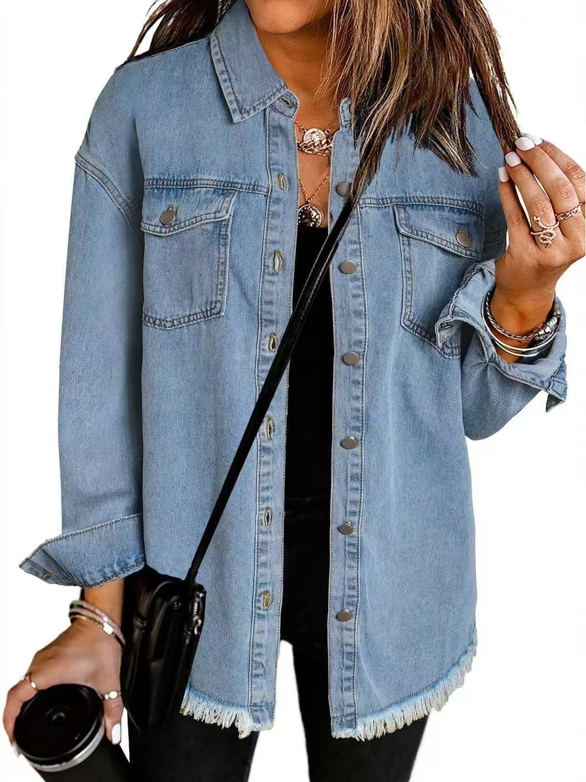 Amara™ - Klassisk vardagsjeansjacka