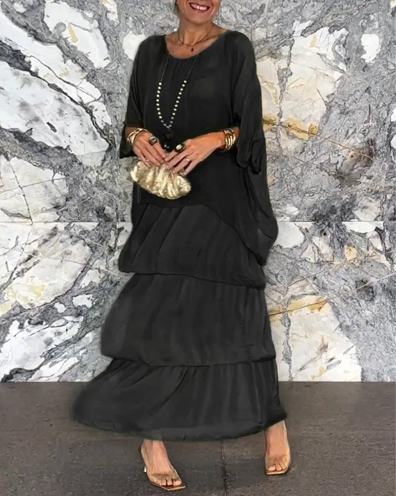Amara™ | Elegant chiffongklänning i boho-stil