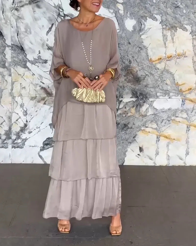 Amara™ | Elegant chiffongklänning i boho-stil
