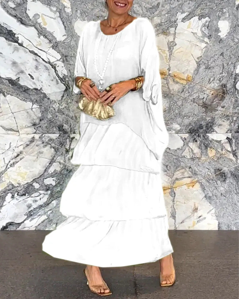 Amara™ | Elegant chiffongklänning i boho-stil