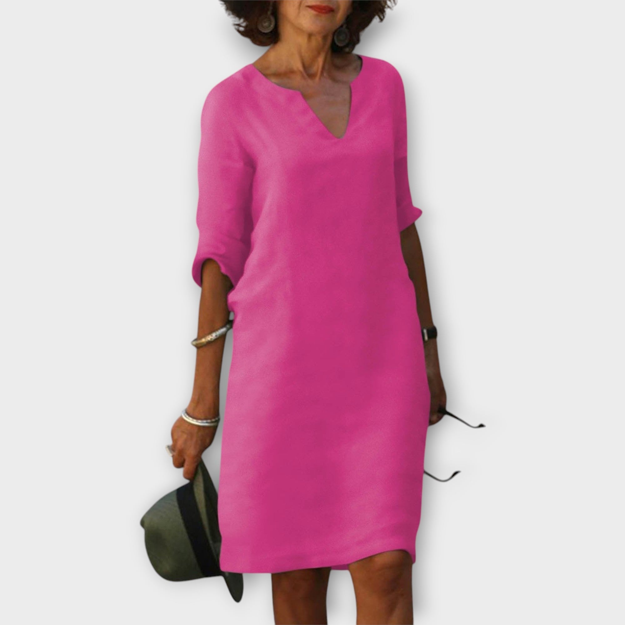 Amara™ | Sophisticated Midi Dress