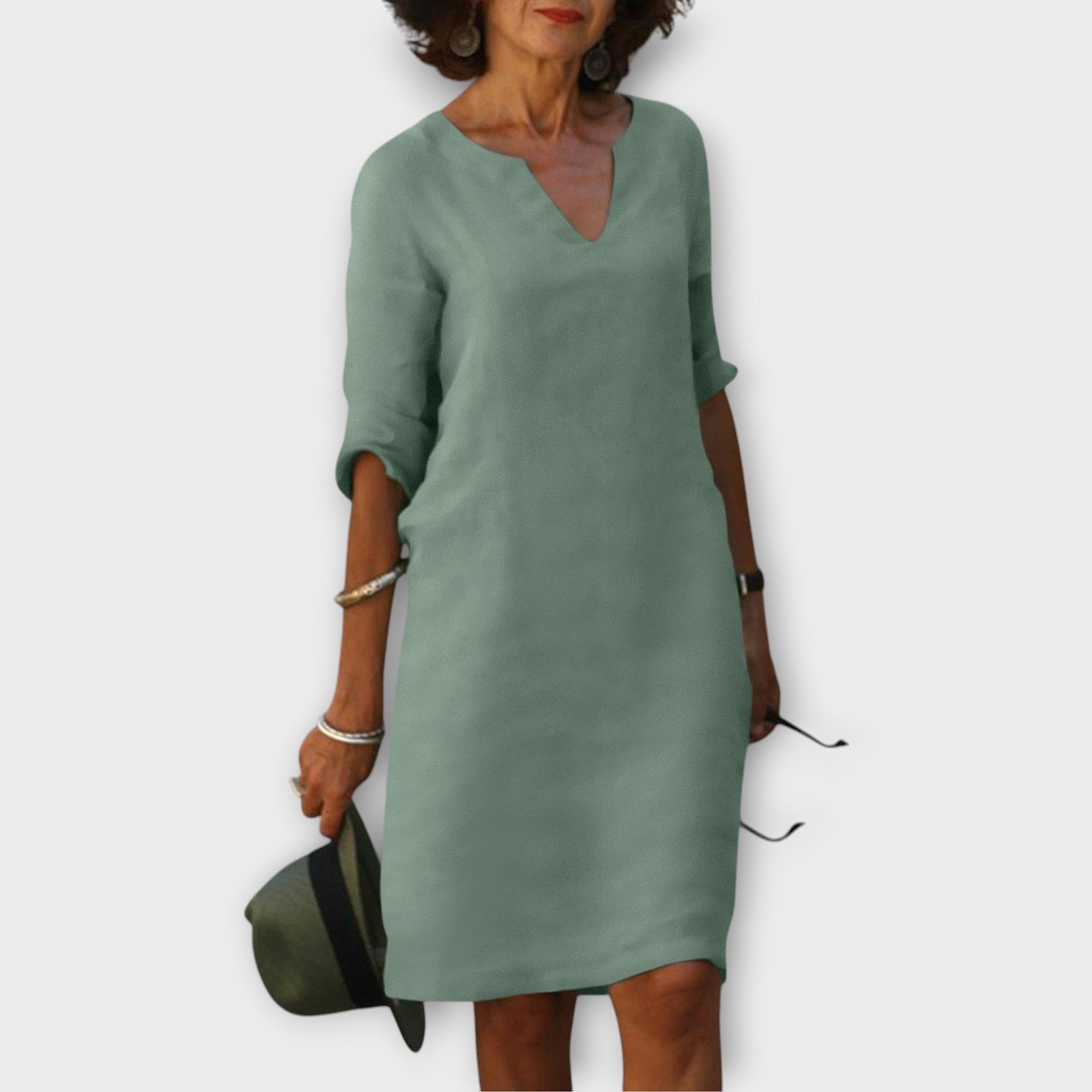 Amara™ | Sophisticated Midi Dress