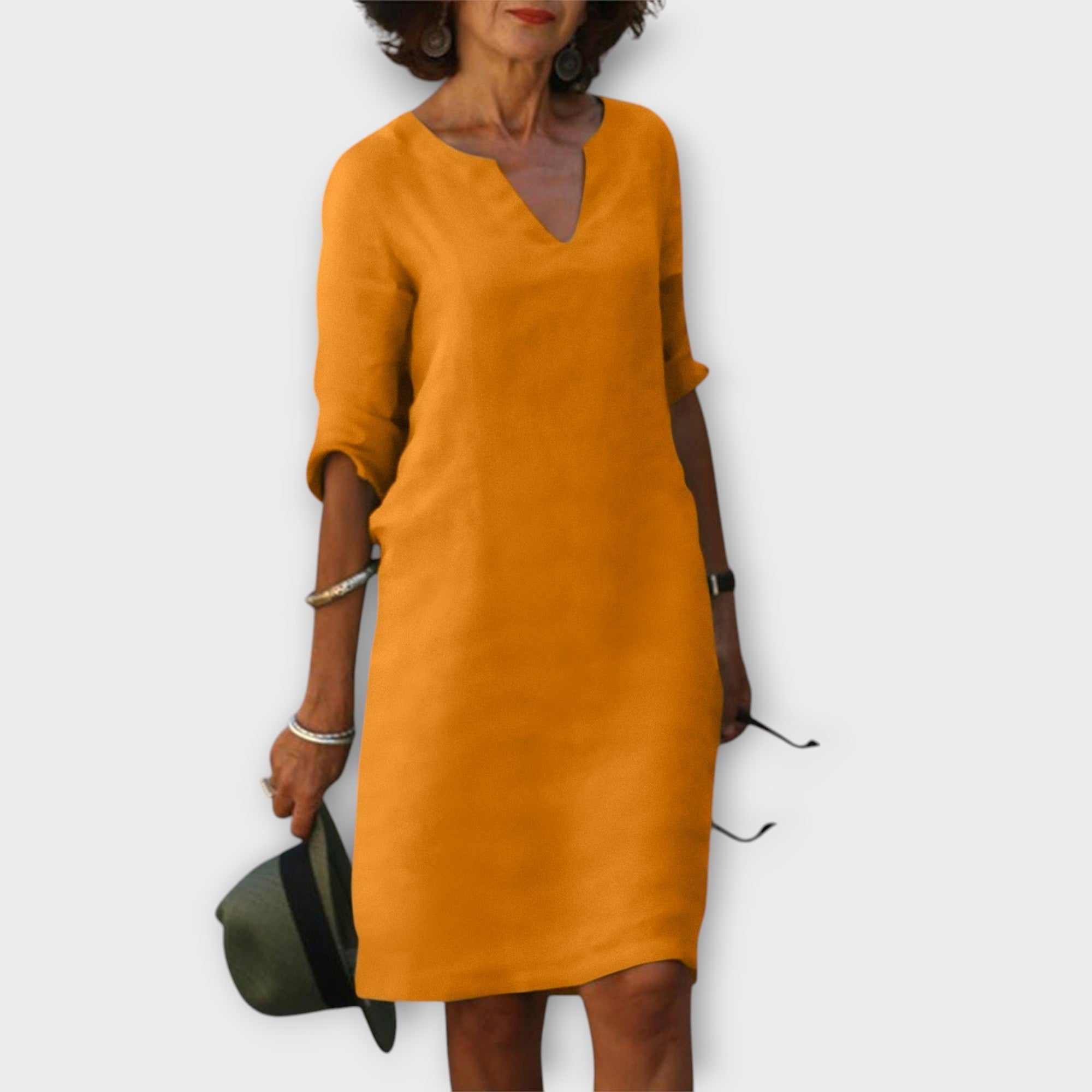 Amara™ | Sophisticated Midi Dress