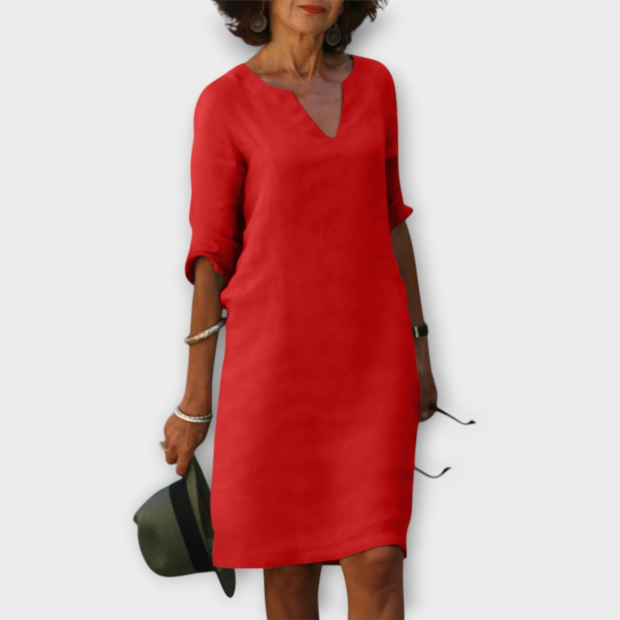 Amara™ | Sophisticated Midi Dress