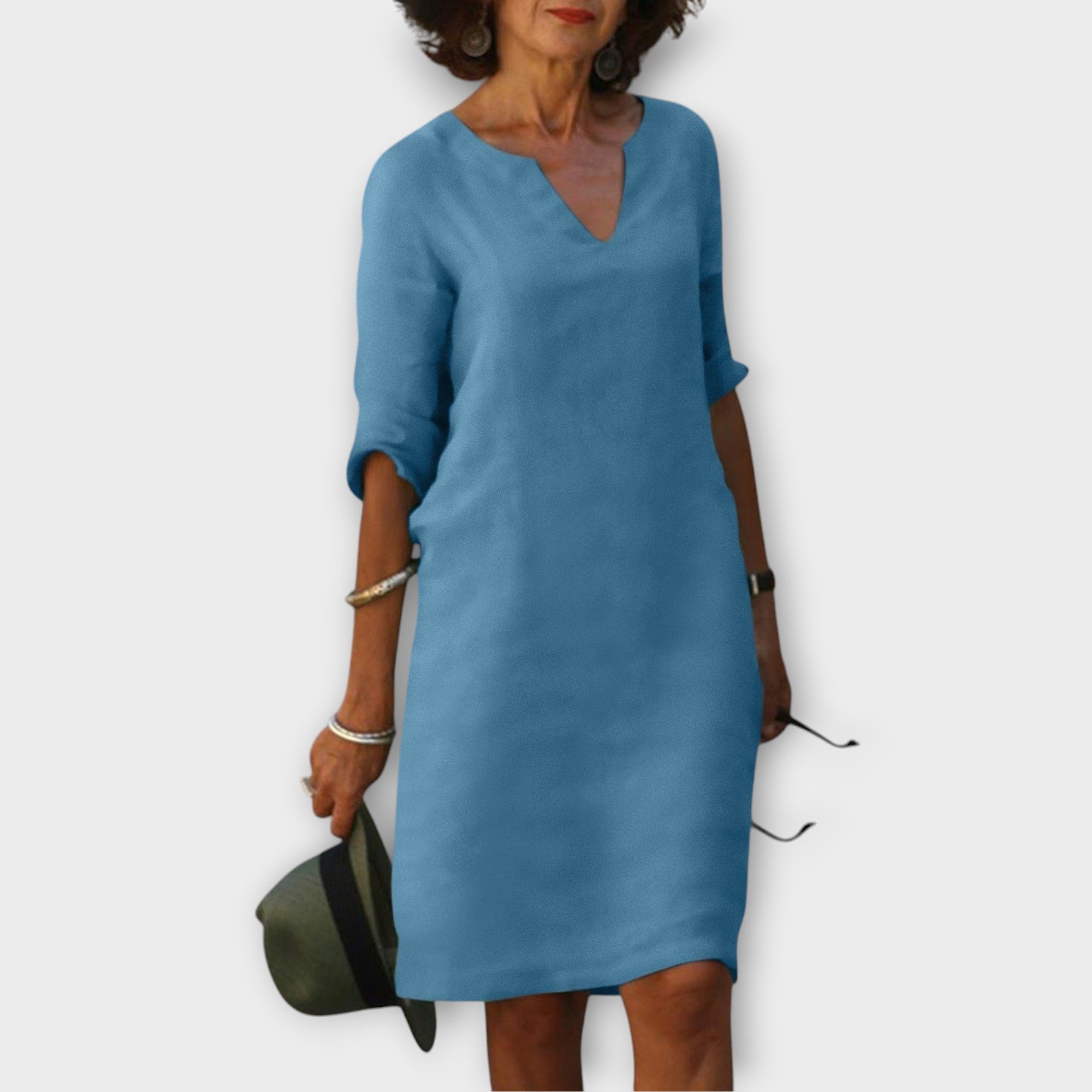 Amara™ | Sophisticated Midi Dress