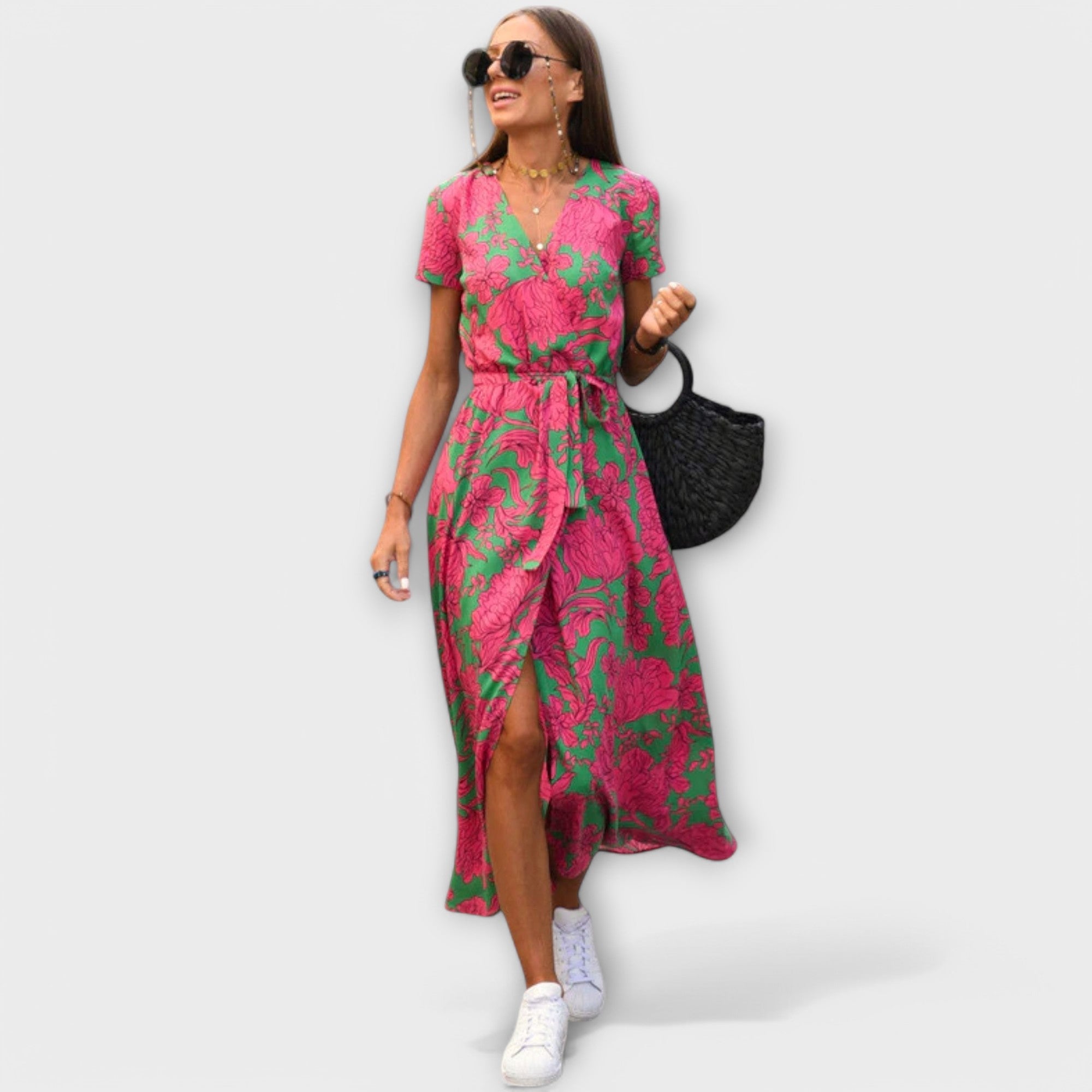 Amara™ | Wrap Maxi Dress