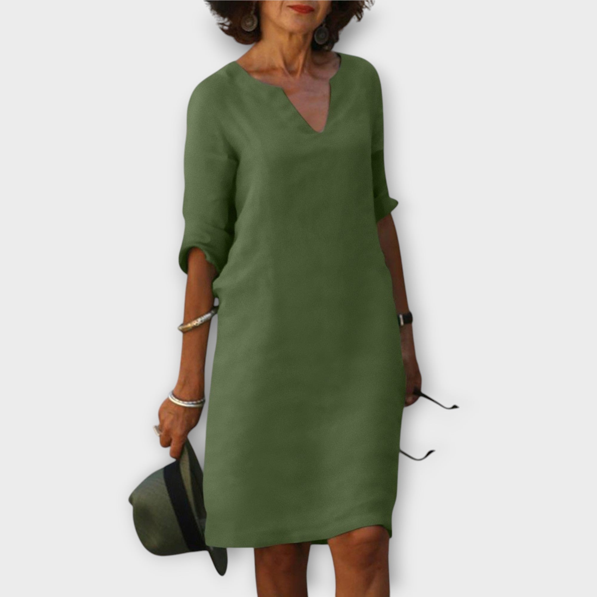 Amara™ | Sophisticated Midi Dress