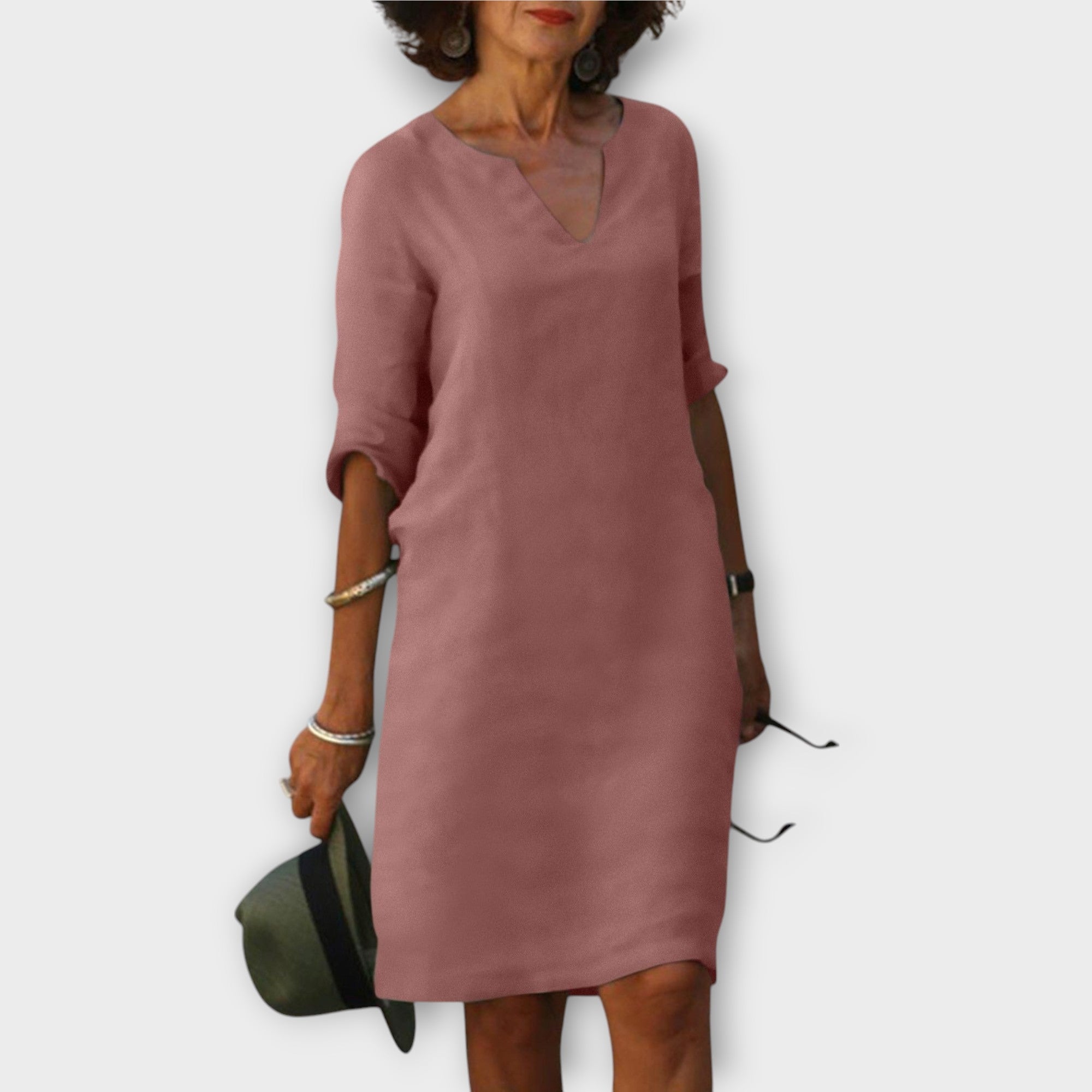 Amara™ | Sophisticated Midi Dress