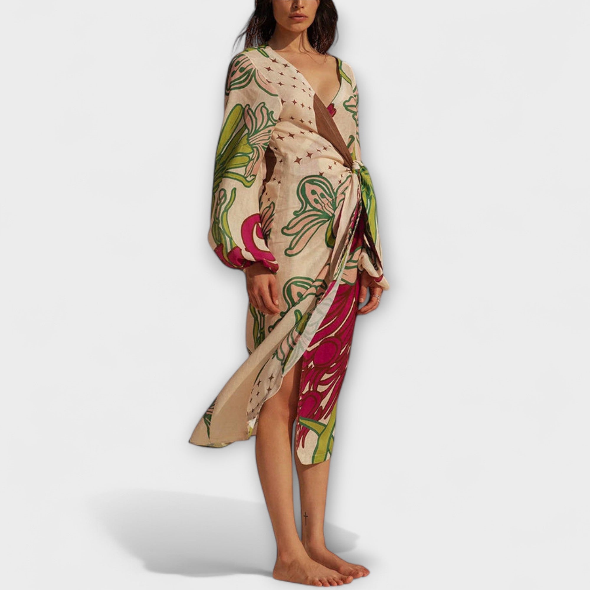 Amara™ | Tie Waist Maxi Dress