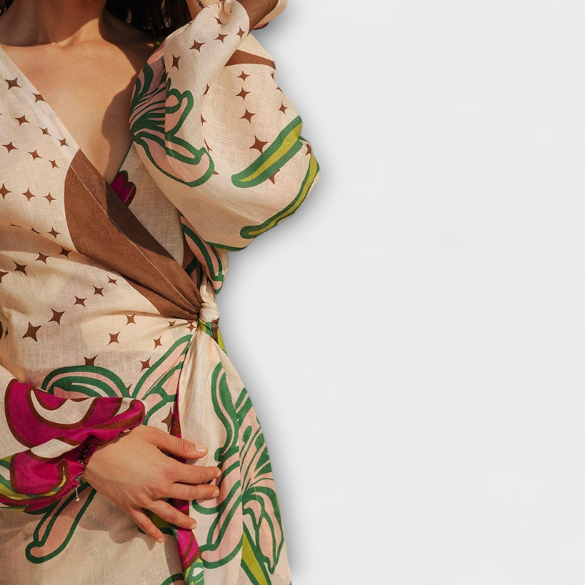 Amara™ | Tie Waist Maxi Dress