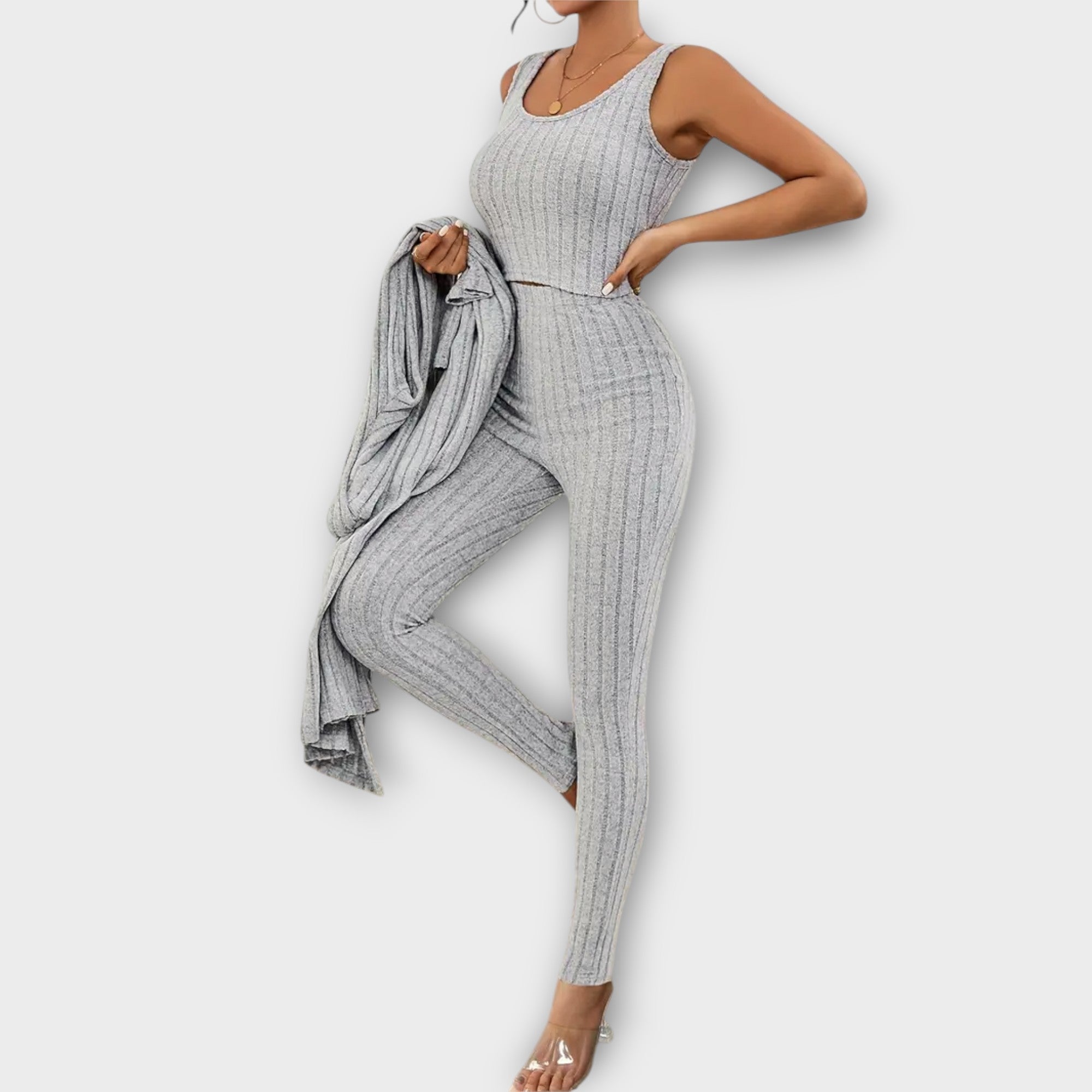 Amara™ | Striped Three-Piece Set
