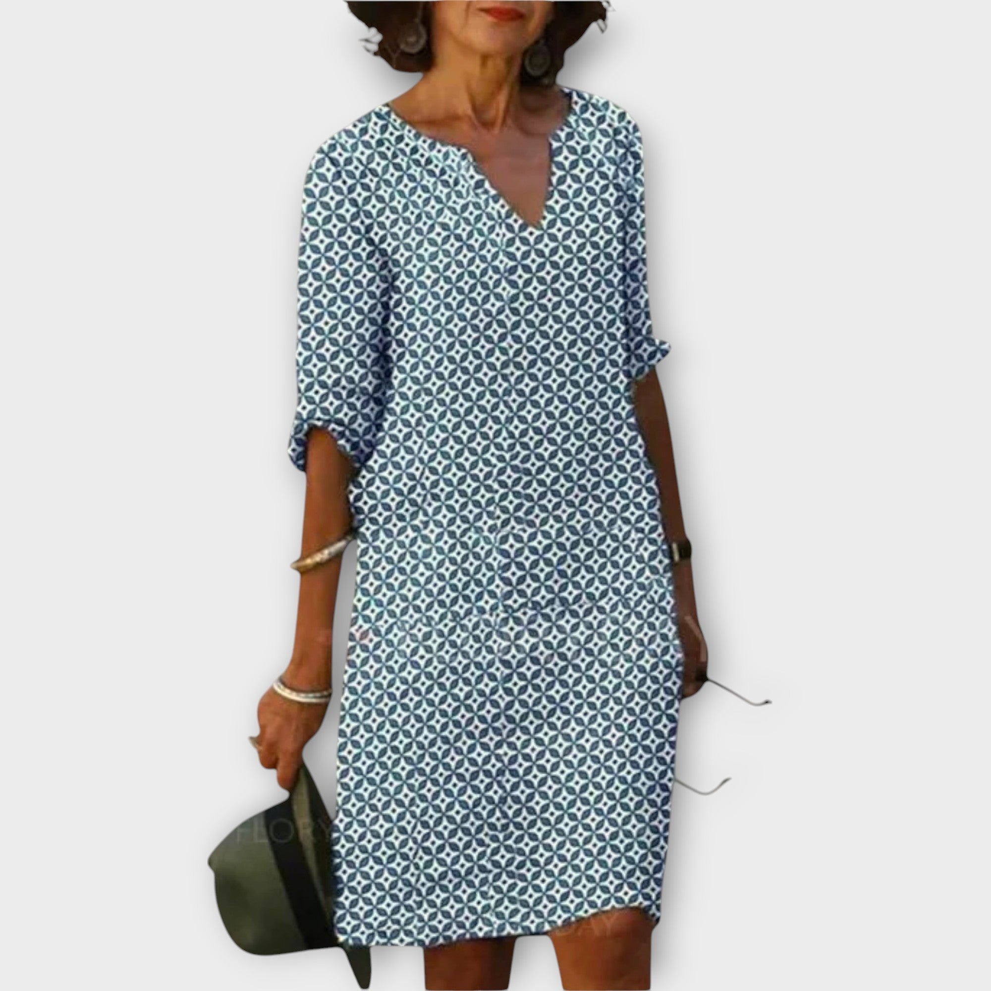 Amara™ | Patterned Casual Dress