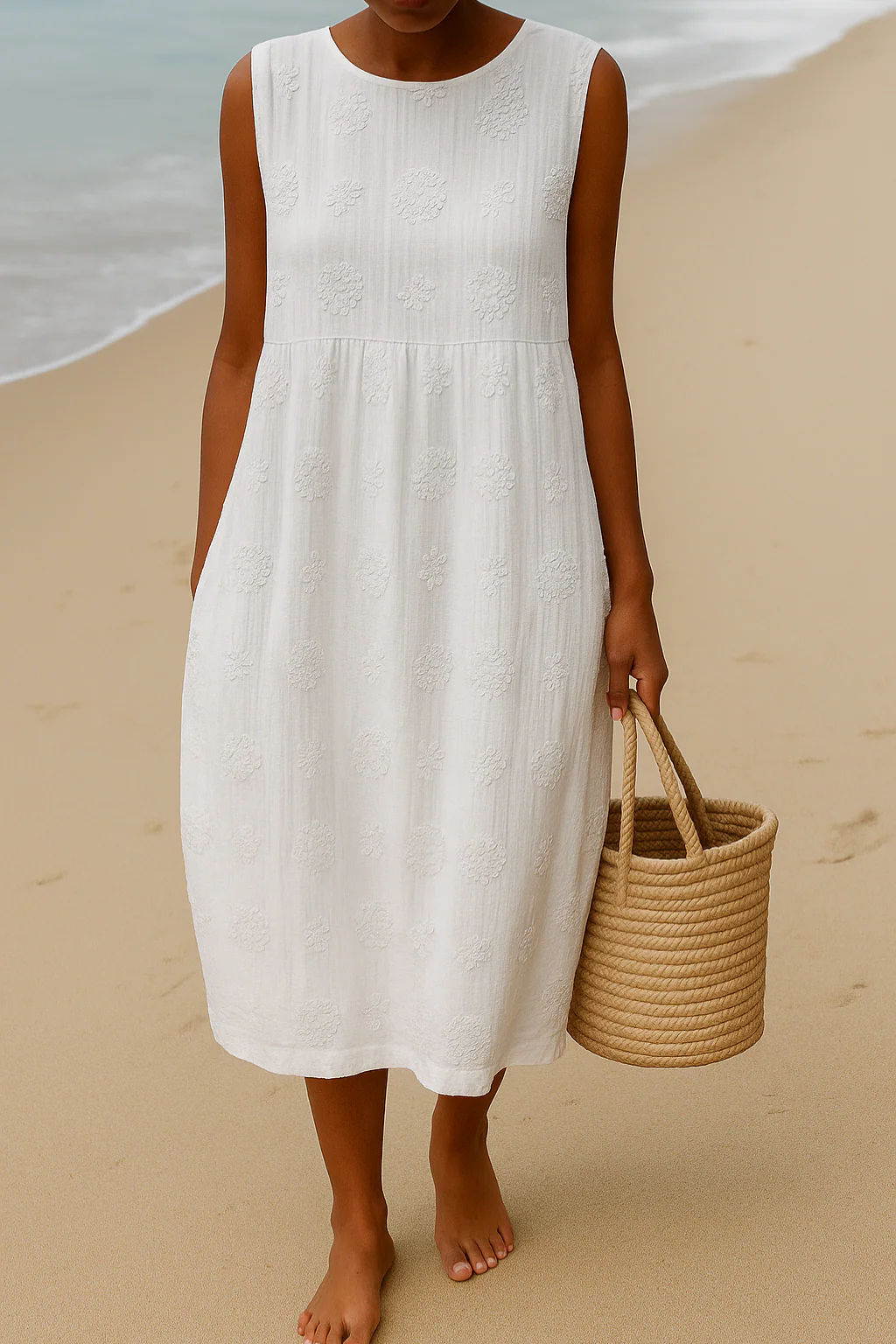 Amara™ | Naturally Embroidered Dress