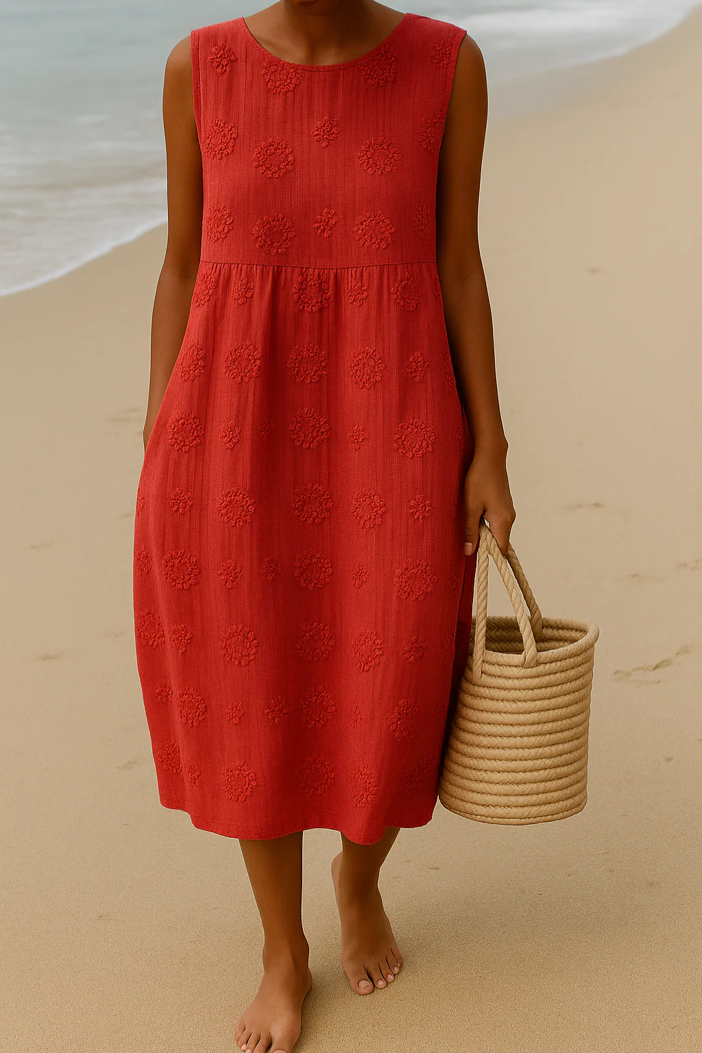 Amara™ | Naturally Embroidered Dress