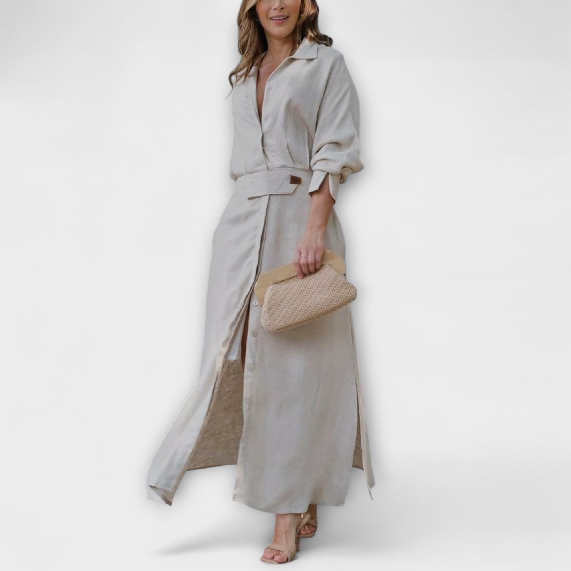 Amara™ | Maxi Dress with V-Neck