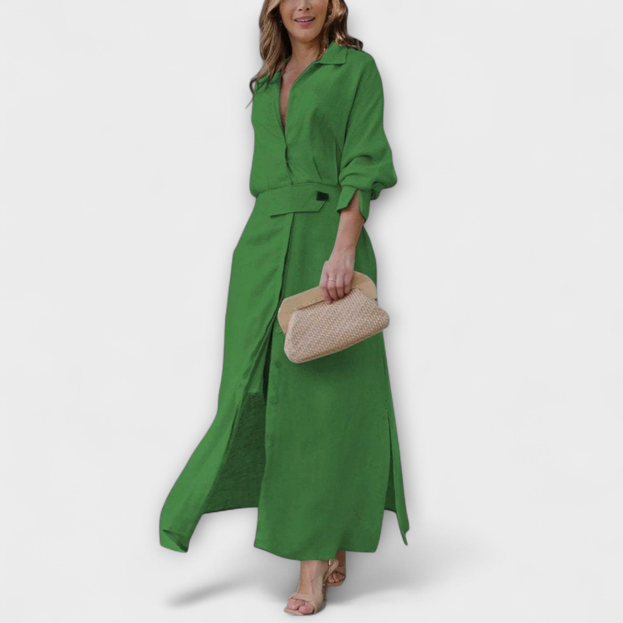 Amara™ | Maxi Dress with V-Neck