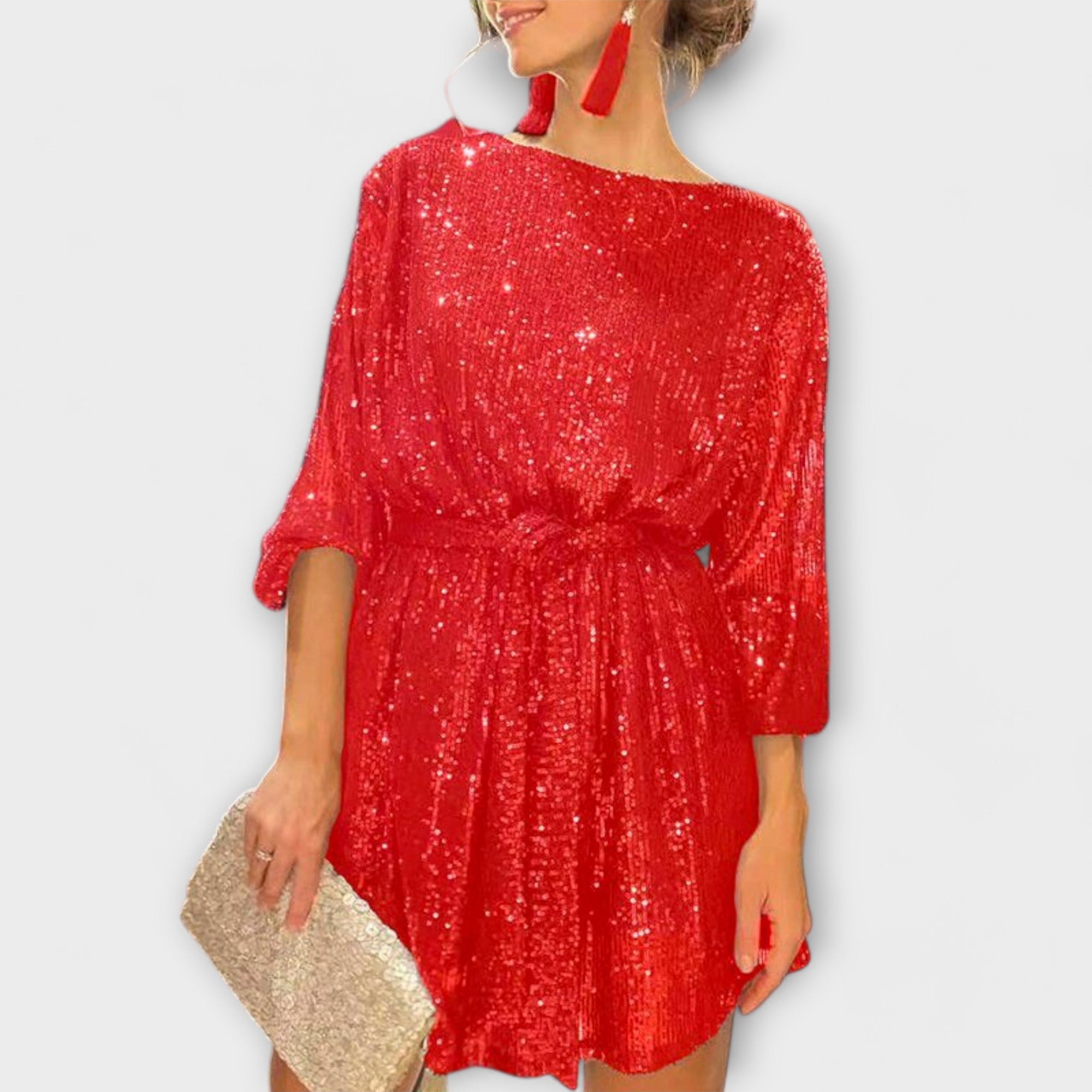 Amara™ | Sequined Mini Party Dress
