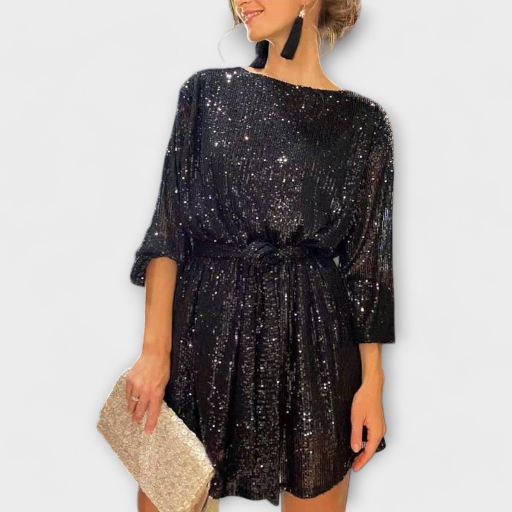 Amara™ | Sequined Mini Party Dress